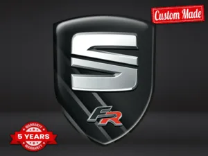 Seat Emblemas Con Relieve Auto Deporte Alta Calidad Profesional